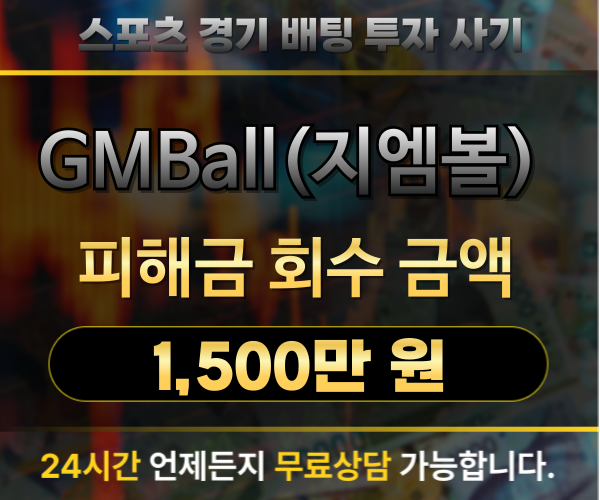 스포츠 배팅 투자 사기 GMBall 사례 분석과 해결 과정